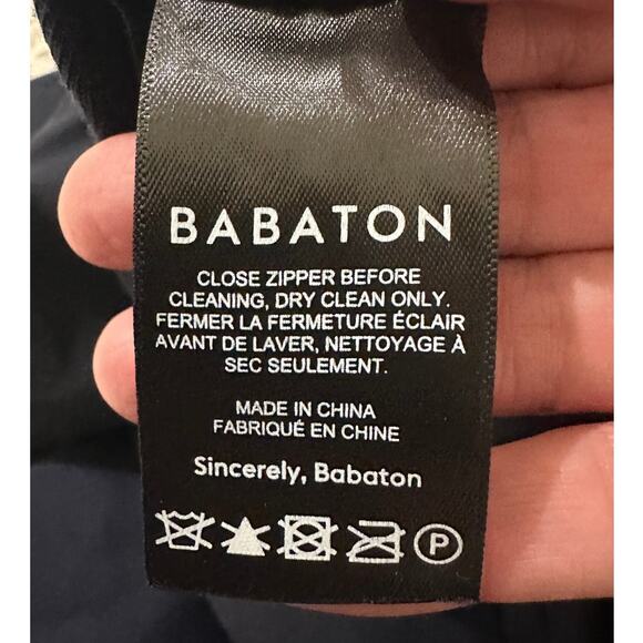 Aritzia Babaton Agency Pant City Cropped Wool Trouser High Rise Pants Navy, 10 - Picture 4 of 9